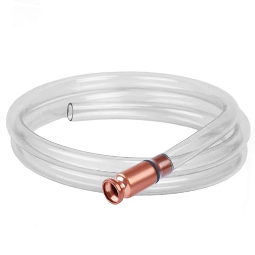 Wadoy Self-Priming Siphon Hose Pump Kit - 6FT 1/2" Valve Liquid Transfer Hose for Gas, Oil, Water, Aquarium, Fuel - Food Grade Silicone Tubing, Universal Fit for Jugs, Barrels, Tanks(2 Pack) - Image 2