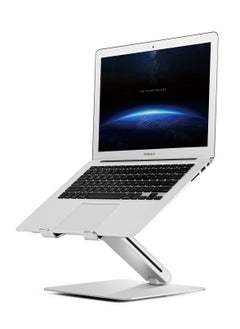 upergo UPERGO AP-2V Aluminum Height Adjustable Laptop Stand For upto 11" - 15.6" Laptops - Silver  - Image 2