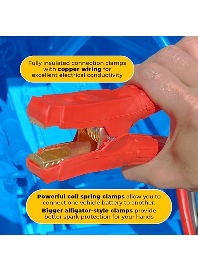 Professional Car Jump Starter Cable – Heavy Duty Emergency Battery Booster - Image 3