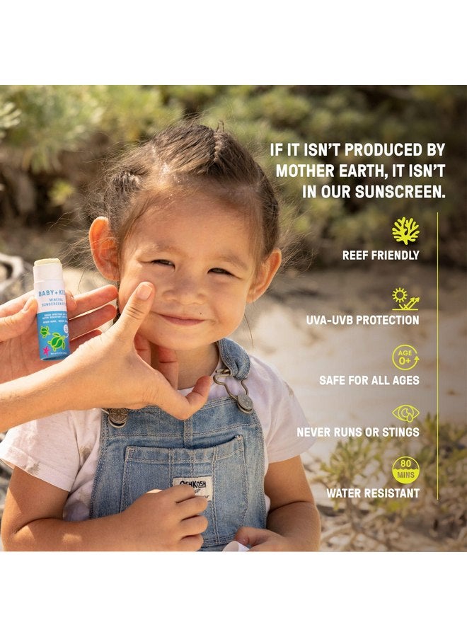 Raw Elements Baby & Kids SPF 30 Organic Sunscreen Stick, Non-Nano Zinc Oxide, Reef-Safe, Cruelty-Free, Gluten & Nut Free, Zero Waste Tube, Travel Sunblock 1.0 oz - Image 4