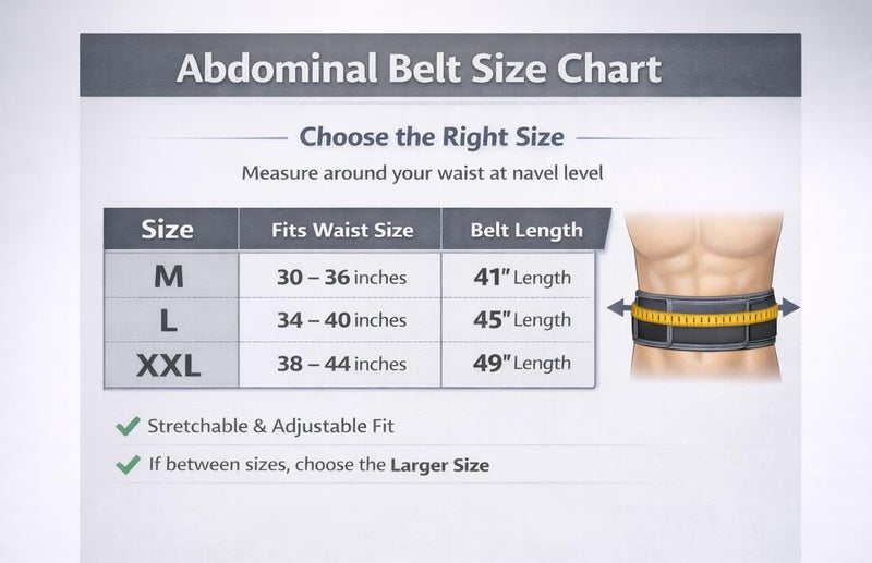 24 BH BAZAAR Abdominal & Back Support for Men & Women | Postpartum After Delivery & C-Section | Back Pain Relief with Lumbar Support, Waist & Tummy Compression | Adjustable Double Strap (Belt Length 41”, suitable for size - M , Grey) - Image 2