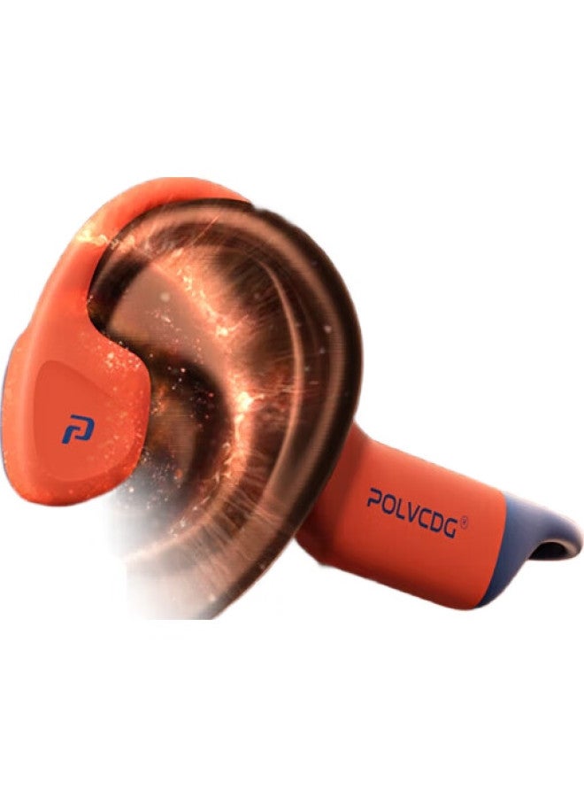 POLVCDG X16 Bone Conduction Bluetooth Headphones Open-Ear Wireless Sports Headphones Running Professional Swimming Headphones Fitness Cycling Non-In-Ear Waterproof Sweatproof Drop-Proof Ultra-Long Bat - Image 2