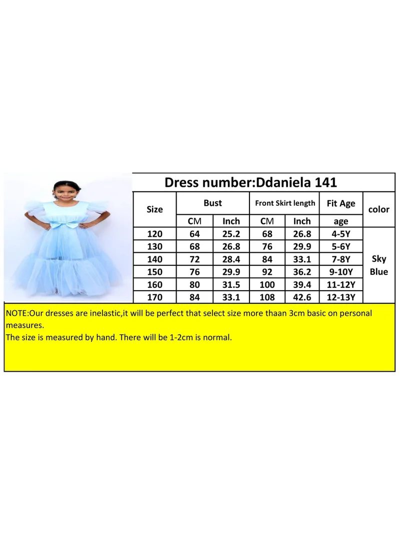 D'Daniela Tulle Ruffle Dress
