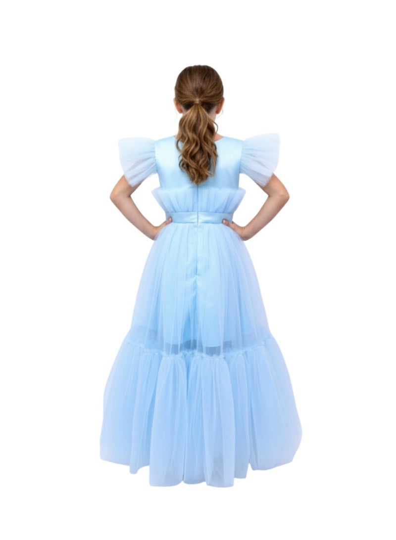 D'Daniela Tulle Ruffle Dress - Image 3
