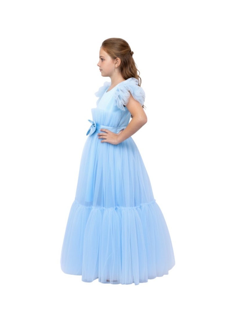 D'Daniela Tulle Ruffle Dress - Image 2