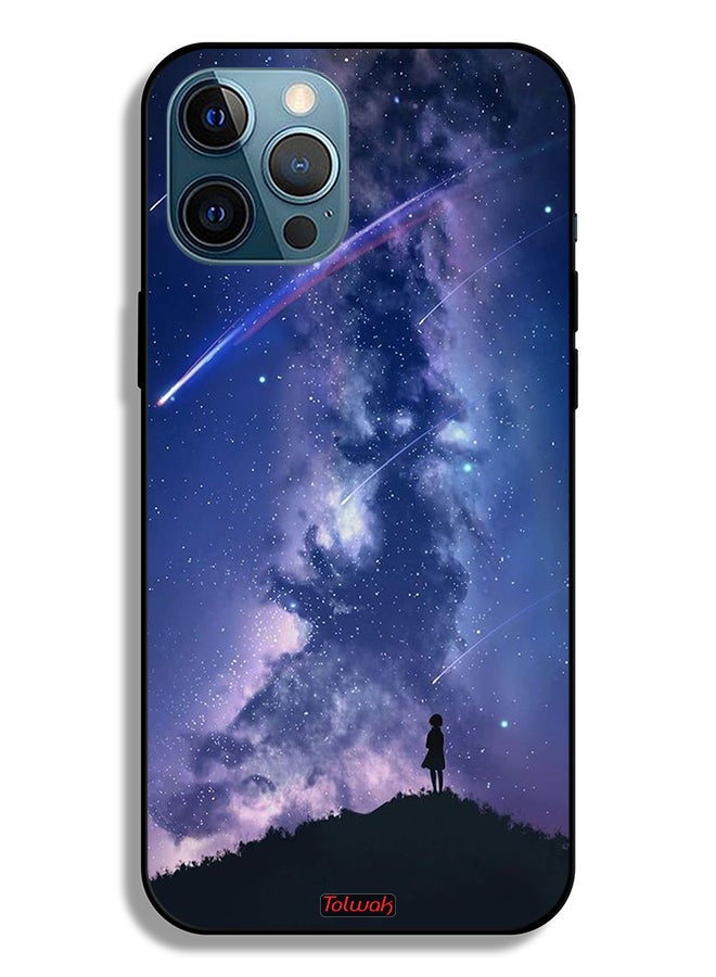 Tolwak Apple iPhone 12 Pro Max Protective Case Moving Stars - Image 2