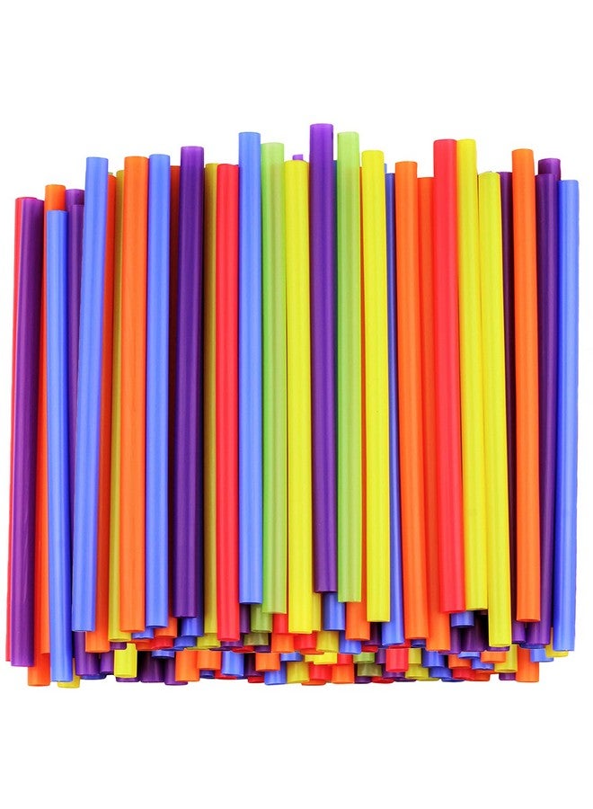 Comfy Package [200 Count] Jumbo Smoothie Straws - 8.5" High - Assorted Colors - Image 1