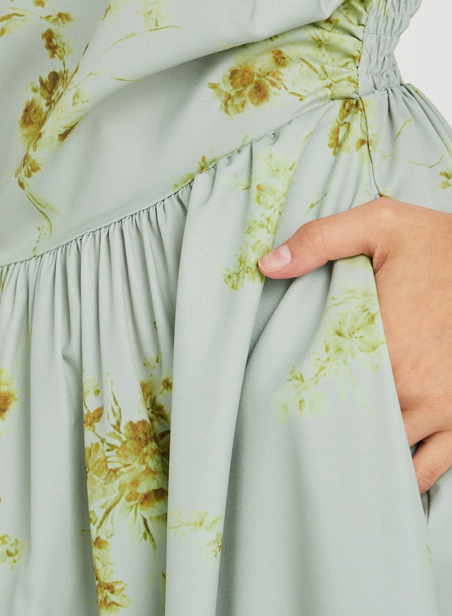 Take Two Floral Print Maxi Dress - Image 3