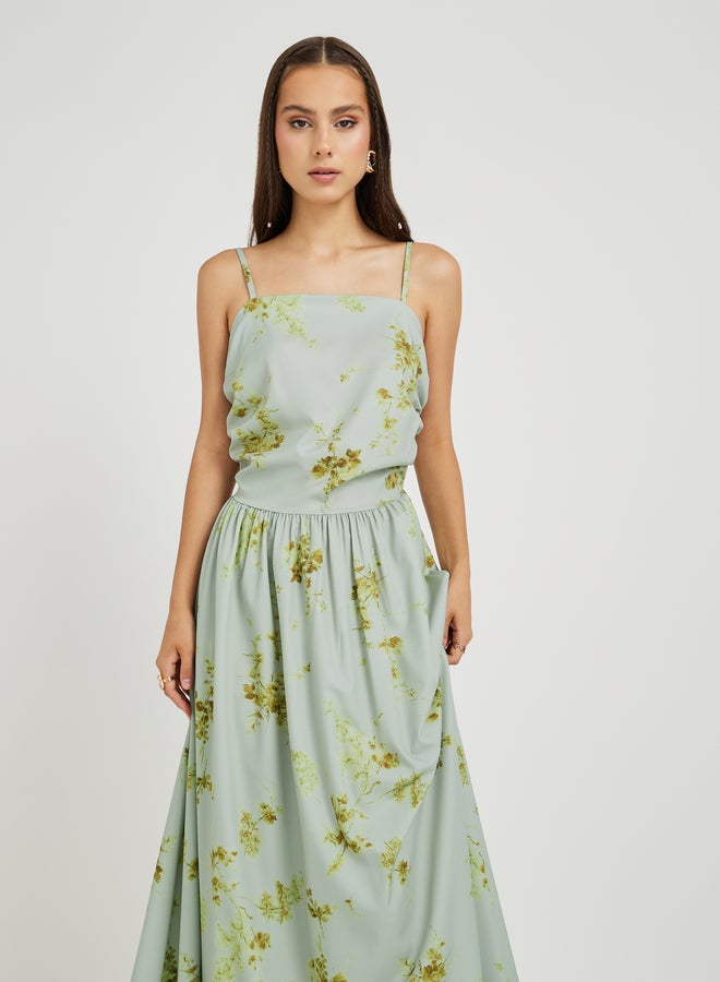 Take Two Floral Print Maxi Dress - Image 2