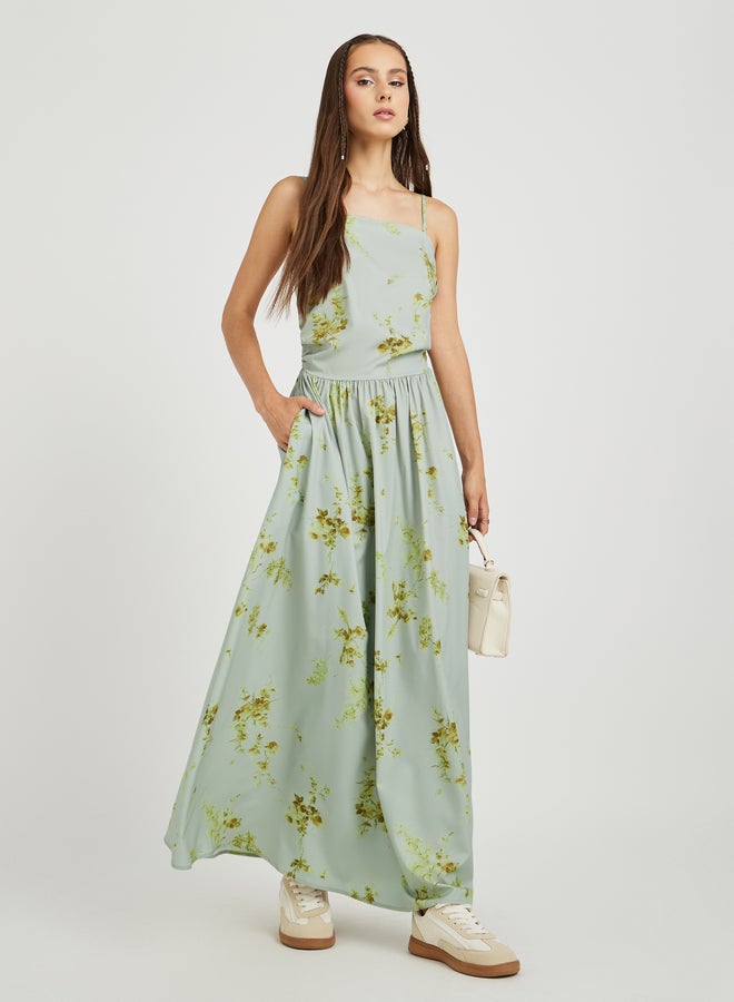 Take Two Floral Print Maxi Dress - Image 1