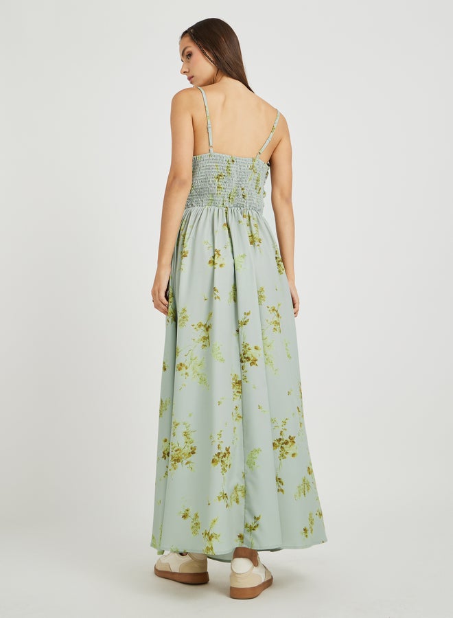 Take Two Floral Print Maxi Dress - Image 4