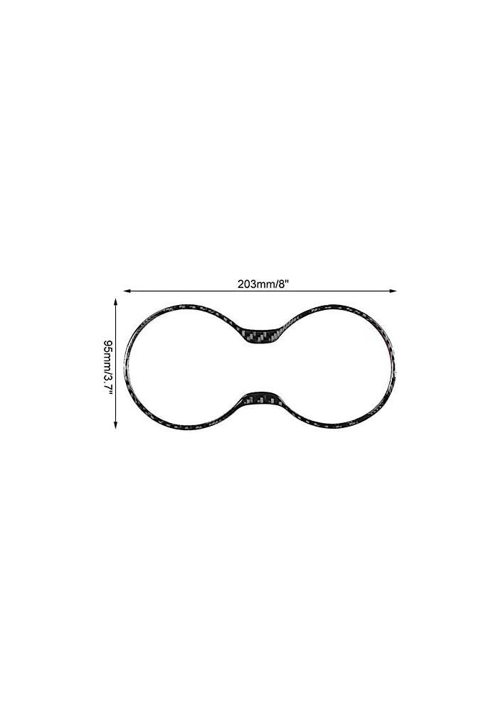 Wivplex Carbon Fiber Water Cup Holder Cover Trim for Lexus - Image 2