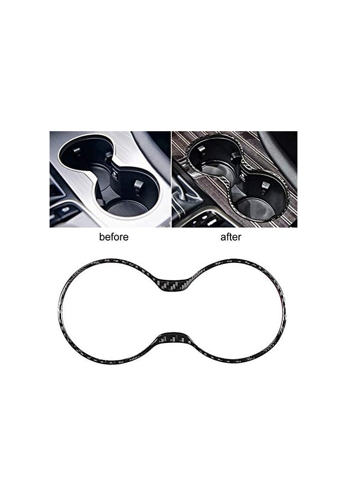 Wivplex Carbon Fiber Water Cup Holder Cover Trim for Lexus - Image 5