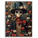 Offito Halloween Diamond Art Kits for Adults 5D Skull Diamond Painting Kits for Beginners Skeleton DIY Full Drill Dots Gem Art Paint Picture for Home Wall Decor 12 x 16 Inch - Image 2