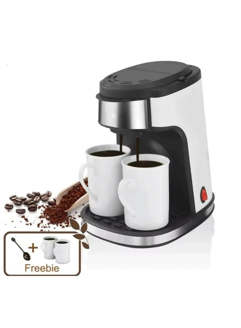 دينكس مكينة تحضير القهوة بالتقطير DENX موديل DX3413 – بقدرة 450 واط، سعة 240 مل، مزودة بفلتر عالي الكثافة، لتحضير كوب أو كوبين من القهوة أو الشاي، تصميم أنيق مع زر تشغيل بإضاءة، متعددة الاستخدامات مثالية للمنزل أو المكتب - Image 3