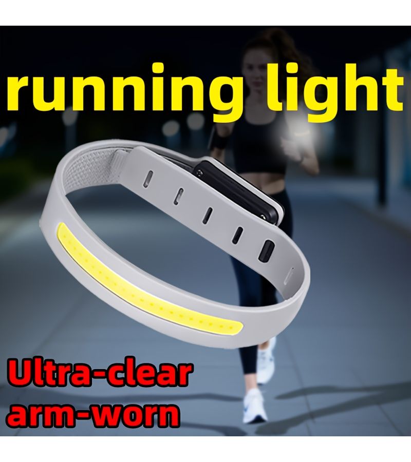 COB Night Running Light Arm Band USB Rechargeable Clip On Model YD2307 - Image 5