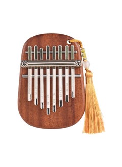 Thoraya Kalimba Mini Thumb Piano 8 Keys Portable Musical Instrument Kalimba Thumb Piano with Tune Hammer Gift for Adult Beginners Interesting Party Travel Thumb Piano Instrument  - Image 2
