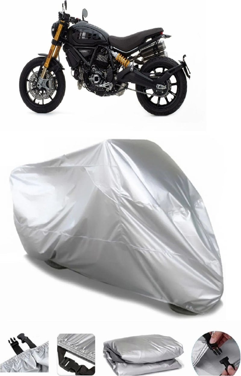 Breen Ducati Scrambler 1100 Sport Pro Grey Waterproof Motorcycle Canvas Premium - Image 1