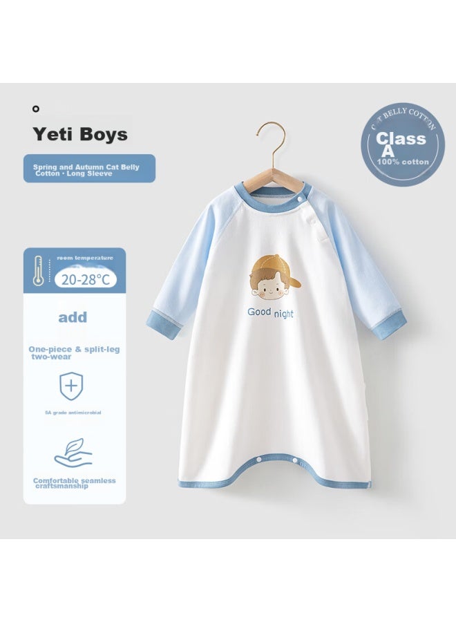Beptides Beipesi Baby Sleeping Bag, Spring And Autumn Thin Style, Infant Sleepwear, Anti-kick Blanket, Children's Nightgown, Onesie, New Style - Image 1