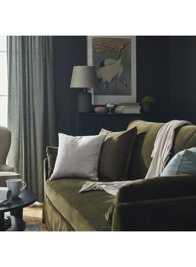 erorex Cushion, grey/white, 45x45 cm - Image 3