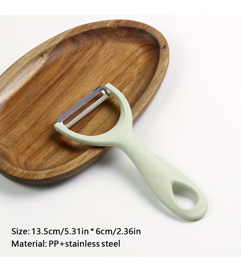 Blue Stainless Steel Peeler Set 3 Pieces for Vegetables and Fruits Sharp Blade Kitchen Tool - Image 3
