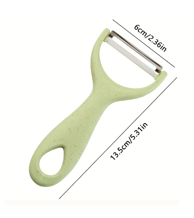 Blue Stainless Steel Peeler Set 3 Pieces for Vegetables and Fruits Sharp Blade Kitchen Tool - Image 2