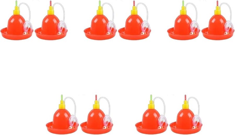 سقاية دواجن أوتوماتيكية 5 لتر سهلة التركيب مقاومة للصدمات موزع علف الطيور - Image 1