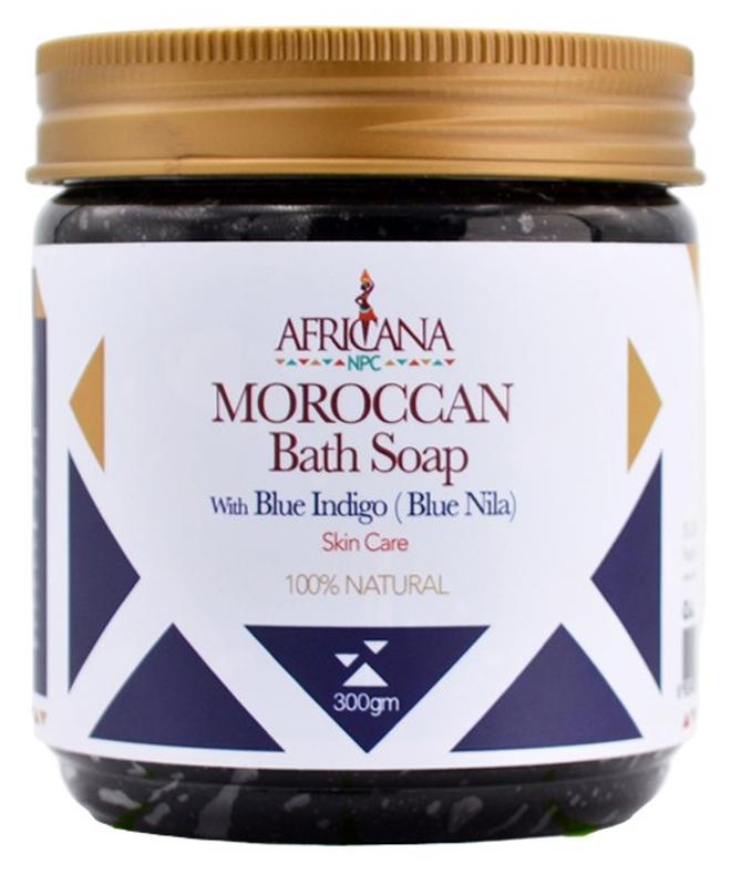 Africana NPC Africana Moroccan Bath Soap Blue Indigo - 300 gm