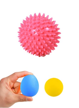 Massage Ball Set PVC Massage Ball for Deep Tissue Back Massage Squeeze Balls for Hand Therapy Set Relief Ball Relieve Wrist and Thumb Pain 3 Pcs - pzsku/ZF3AF31AEB81259F73FF3Z/45/_/1700554427/e7aa0838-a93d-44e9-b437-b0d7aca55365