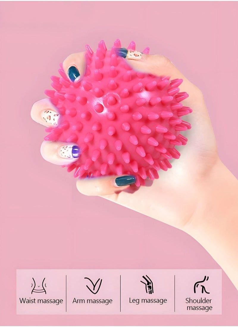 Massage Ball Set PVC Massage Ball for Deep Tissue Back Massage Squeeze Balls for Hand Therapy Set Relief Ball Relieve Wrist and Thumb Pain 3 Pcs