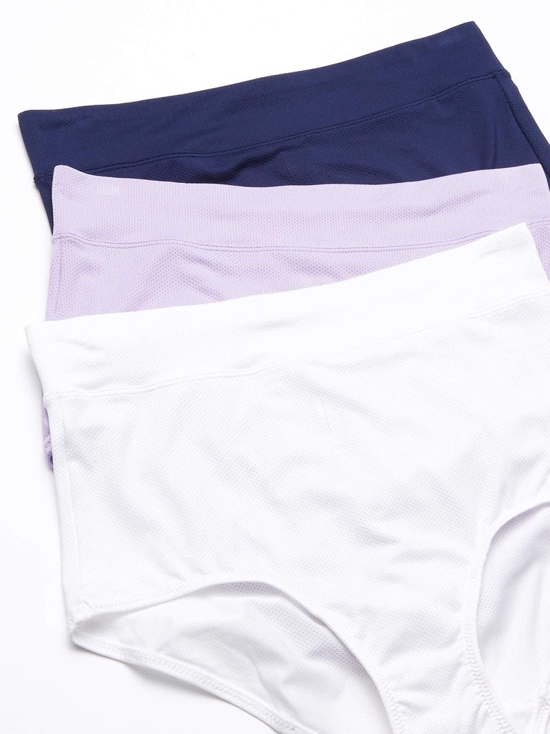 Warner's Blissful Benefits No Muffin Top Breathable Micro Brief Panties Multipack - Image 3
