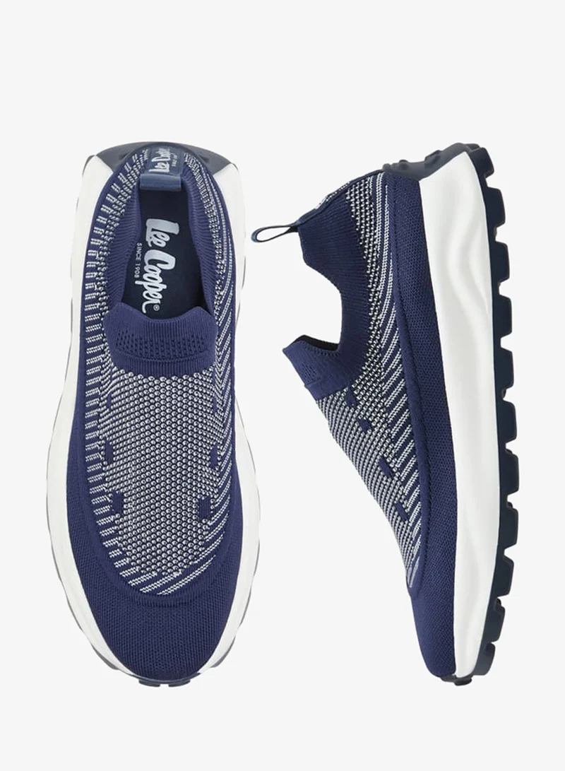 لي كوبر سنيكرز رجالي سهل الارتداء بنقوش وعروة سحب