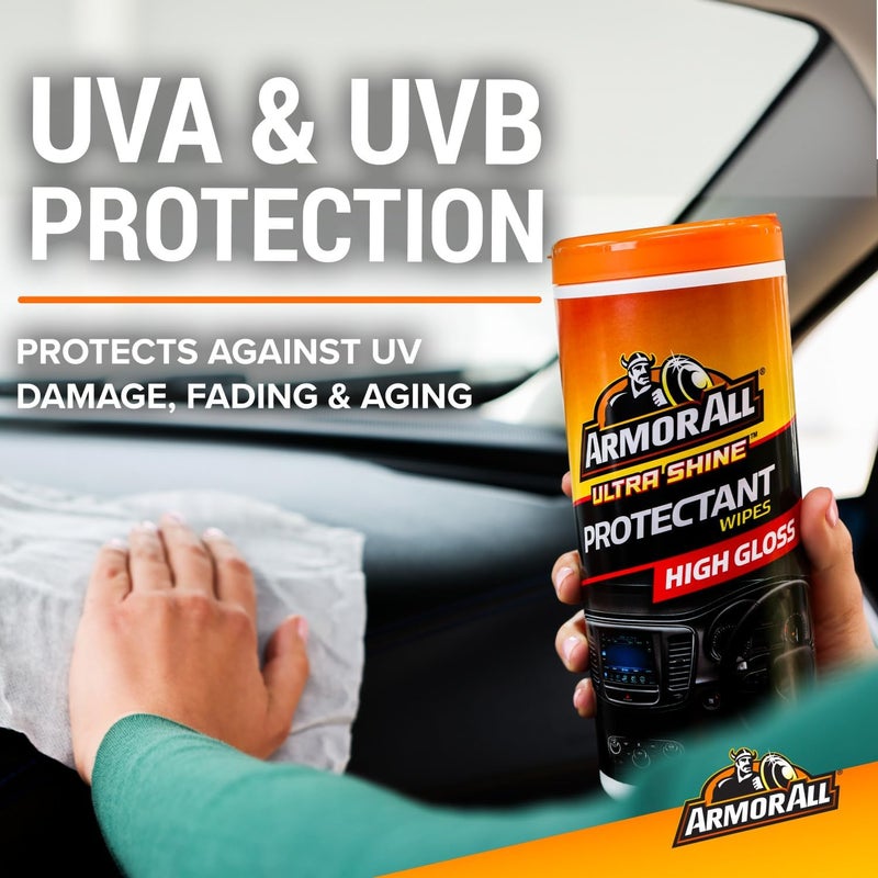 ARMORALL Ultra Shine Protectant wipes - Image 3