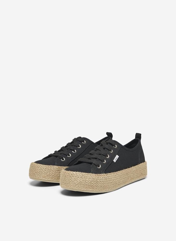ONLY Onlida-1 Lace Up Espadrille Sneakers  - Image 3