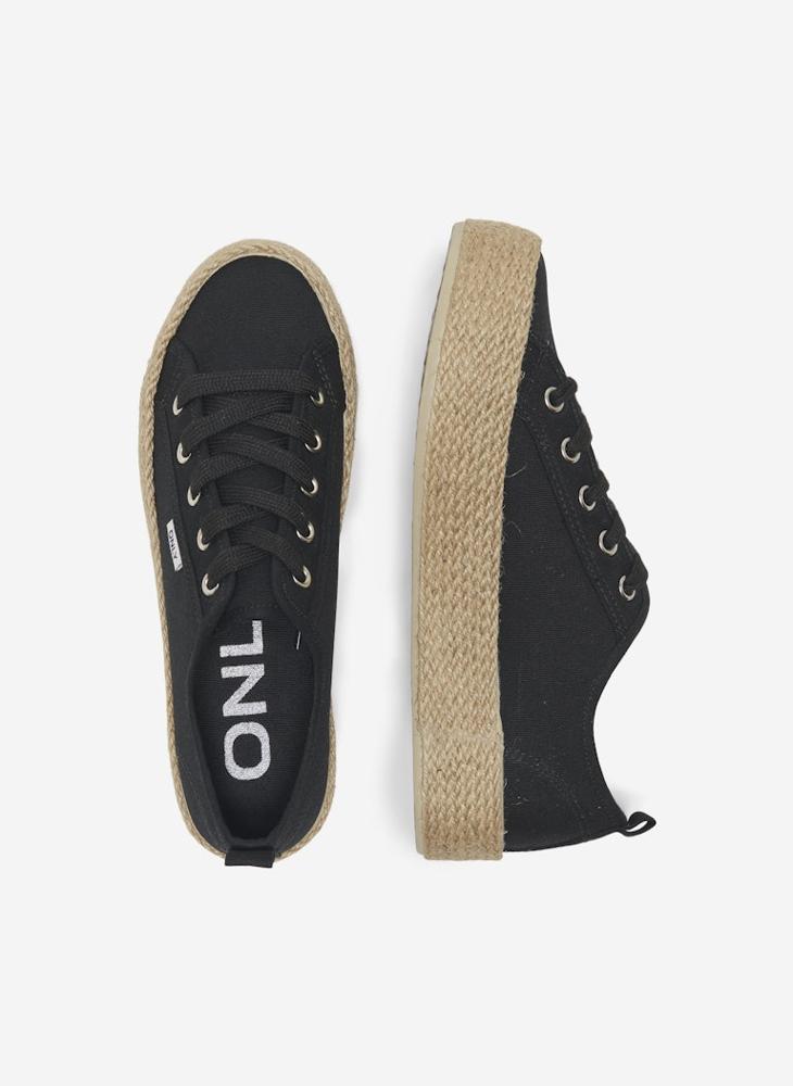 ONLY Onlida-1 Lace Up Espadrille Sneakers  - Image 4
