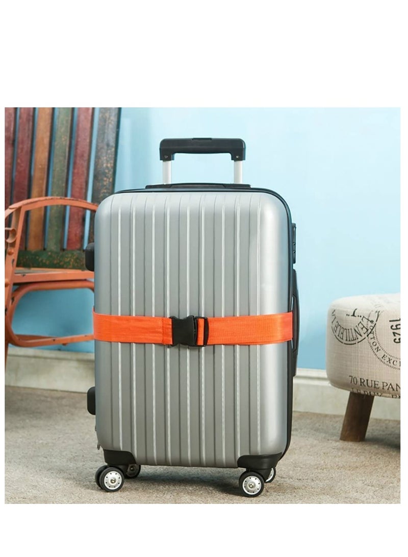 KASTWAVE Luggage Straps Suitcase Belts Wide Adjustable Packing Straps Travel Accessories, Suitcase Belts, Packing Straps Travel Belts Accessories for Business Traveling Packing, Multicolored, 4 PCS 74 x 2 Inch  - Image 2