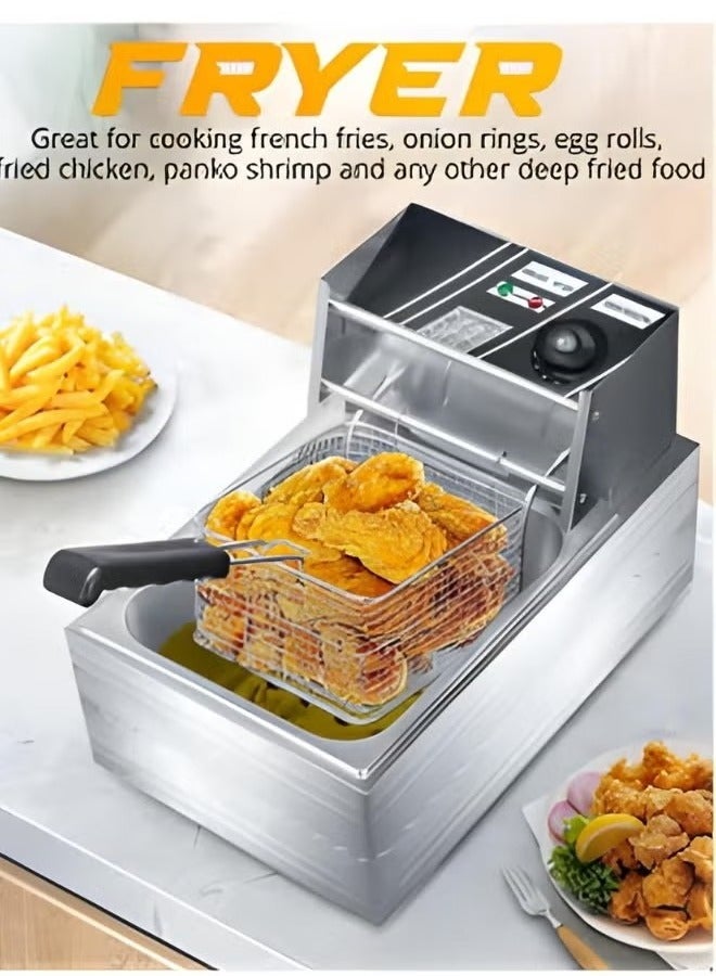 Denx Oil Fryer 6 Liters 2500 Watts From model DX1796 - Image 1