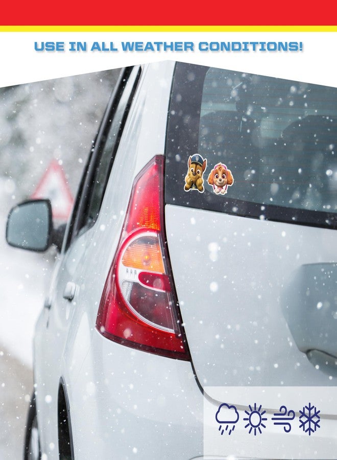 WALL PALZ Nickelodeon Paw Patrol Peeking Vinyl Decals - Set of 4 - Officially Licensed for Kids and Adults - Wall, Car, Water Bottle, Skateboard - Image 4