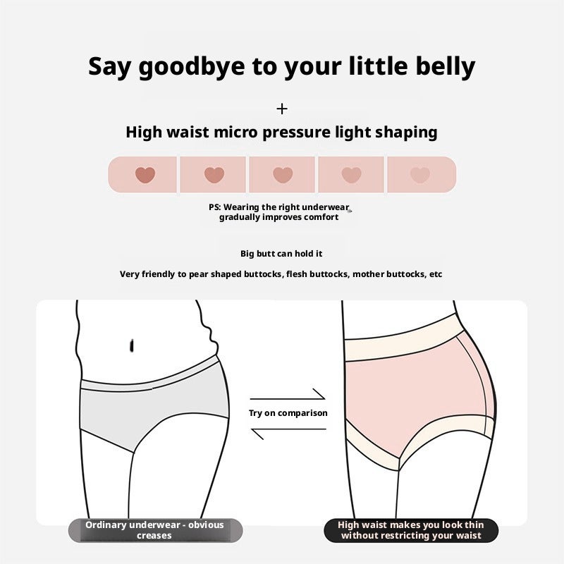 Women's Cotton High Waist Tummy Control Briefs - Image 4