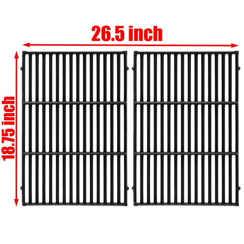 Charbrofire 66095 66802 Genesis II Grill Grate Replacement Parts for Weber Genesis ii 300 Series, Weber Genesis ii E-310 ii E-315 ii E-325 ii E-330 ii E-335 ii S-310 ii S-335 ii S-345 ii SE-335 ii SE-310 66805 - Image 2