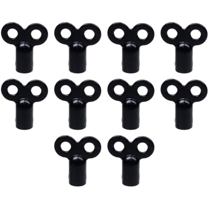 10PCS RADIATOR VALVE KEY HEATING SYSTEM UNIVERSAL SQUARE RADIATOR VALVE KEY 5MM FOR APARTMENTS STUCK VALVES - Image 1