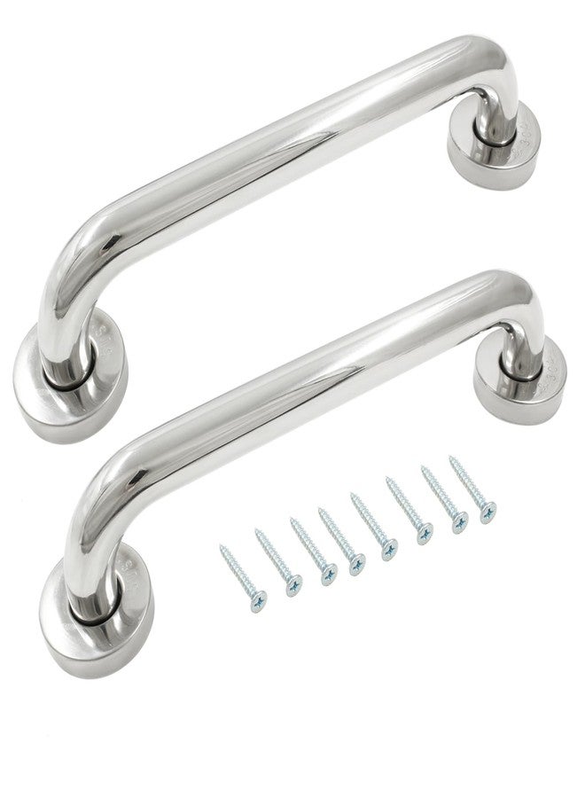 Hitefu 2PCS 12 Inch Grab Bars, Stainless Steel Grab Bars for Bathtubs and Showers, Bathroom Grab Bar Shower Handle, Handicap Grab Bars for Bathroom - Image 1