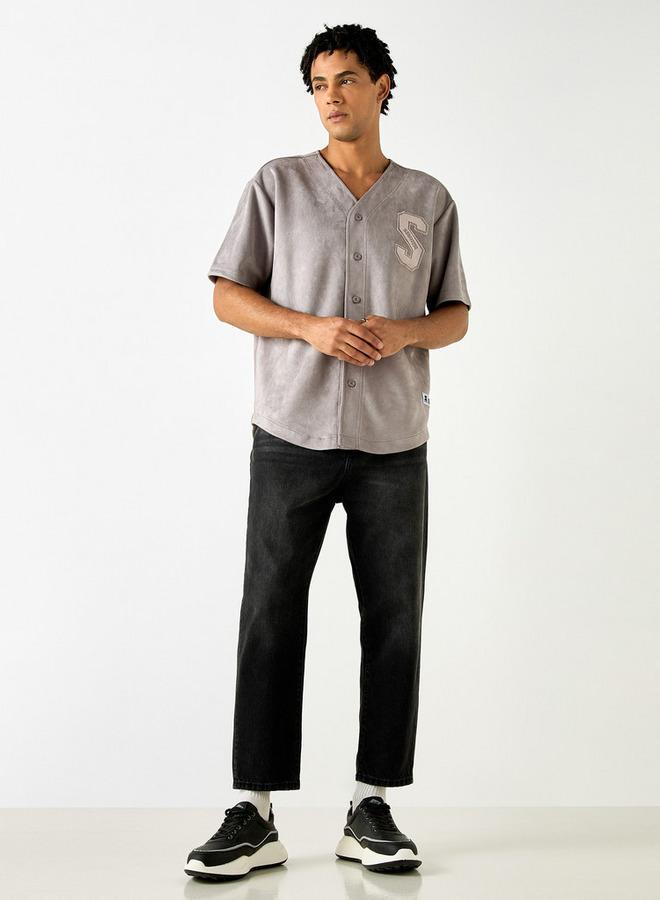 Starter Relaxed Fit Textured Short Sleeves Shirt - Image 2