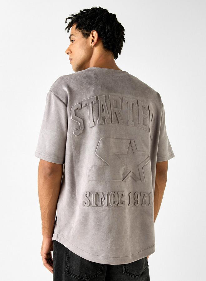 Starter Relaxed Fit Textured Short Sleeves Shirt - Image 1