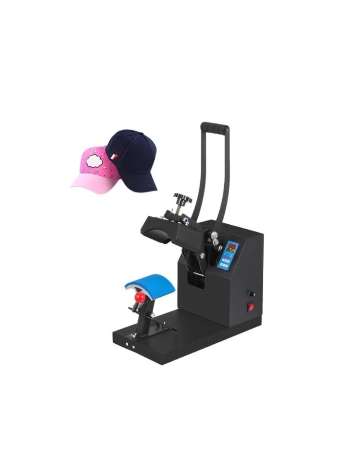 Kalon - Cap Heat Press Machine, sublimation caps prints caps igital Lcd Display Cap  Printing Machine Digital LCD Timer and Temperature Control (600W) - Image 1