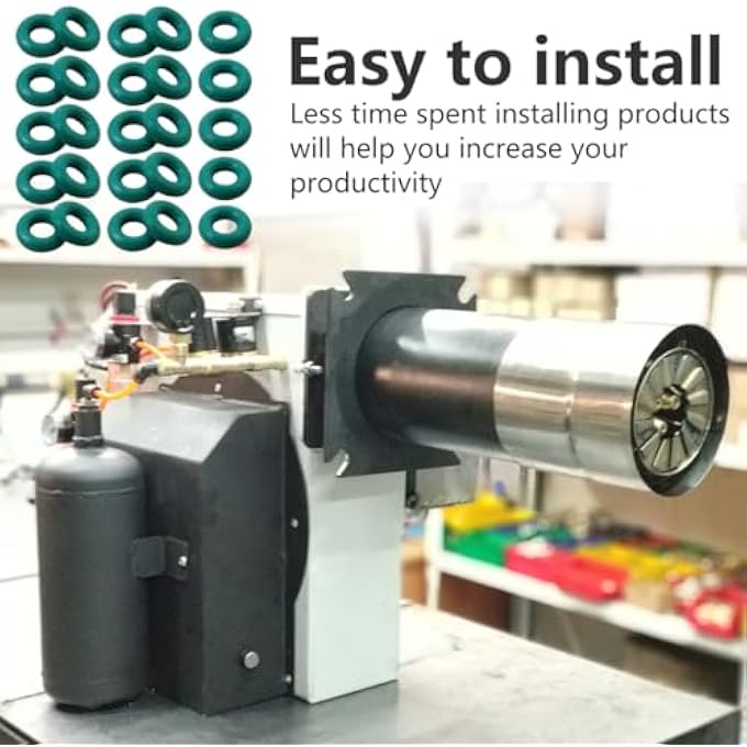 20 PCS NOZZLE O-RINGS FITS FOR WASTE OIL HEATER PARTS DELAVAN SIPHON 30609 AND DA SERIES BY - Image 3