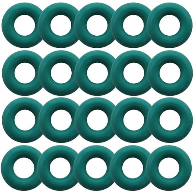 20 PCS NOZZLE O-RINGS FITS FOR WASTE OIL HEATER PARTS DELAVAN SIPHON 30609 AND DA SERIES BY - Image 1