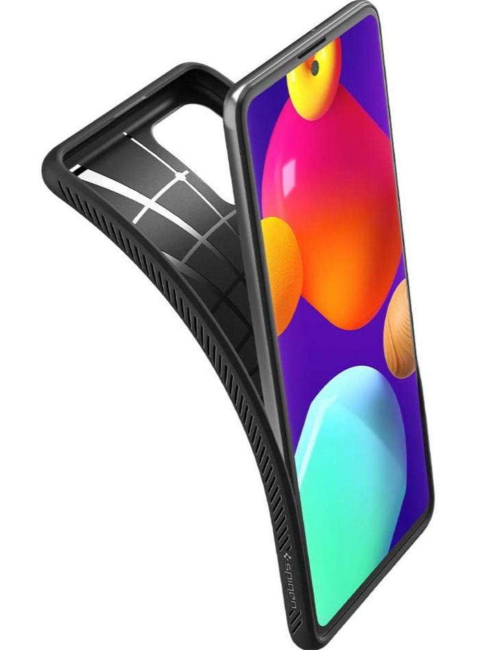 Spigen Liquid Air Case Cover For Samsung Galaxy M62 - Matte Black - Image 5