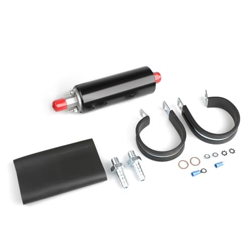 ZHSYMX Universal External Pump GSL392 255LPH Inline Fuel Pump with Installation GSL392-400-939 - Image 1