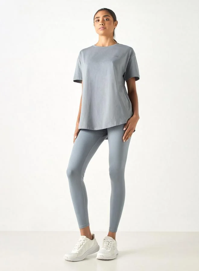 Kappa Kappa Logo Print Leggings with Elasticated Waistband